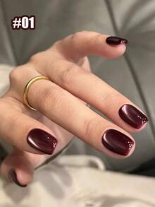 Miss Leia 1-6 Esmalte de uñas en gel de efecto ojo de gato de 15ml para primavera/verano, esmalte de uñas de efecto ojo de gato de alta densidad con blanqueamiento dorado naranja, laca de gel de color popular para principiantes, adecuado para salones, uso doméstico DIY, vacaciones, regalos para damas, suministros de arte de uñas - Multicolor - Ver 16