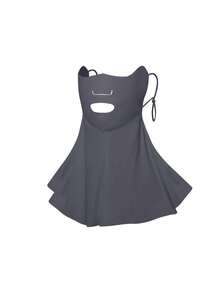 Khẩu trang chống nắng toàn mặt và cổ, chống tia UV UPF50+ bằng lụa băng, thoáng khí với thiết kế mở tiện lợi để uống và ăn, chất liệu lụa băng mát lạnh, bảo vệ mắt 3D, dây đeo tai có thể điều chỉnh, không làm trôi lớp trang điểm. - Mũi hở - Xem 7