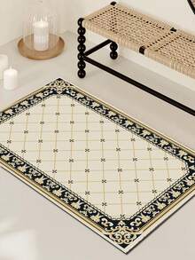 1件装豪华室内装饰大地毯，新款仿羊毛可水洗底室内地毯，客厅地毯，沙发地毯，卧室地毯，床边防滑垫，房间地垫，餐厅厨房地毯，办公椅垫，玄关门垫，户外野餐毯，户外露营垫 - 多色-1 - 查看 13