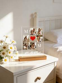 Đồ trang trí bằng acrylic theo yêu cầu / Ảnh cá nhân hóa kèm tên / Quà tặng Ngày của Mẹ / Quà tặng Ngày của Cha / Đồ trang trí Ngày của Cha - Nhiều màu - Xem 2