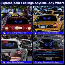 YITUMU 2pcs Halloween Demon Eye LED Car Lights - USB Powered Decorative Atmosphere Lights, 11 Flashing Modes, Red/Blue/White Eerie Glow, Easy Installation, Suitable For Sedan, SUV And Truck - Multicolor - View 10