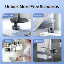 1 Giá đỡ điện thoại từ tính cho ô tô – Xoay 360° – Hiển thị định vị an toàn – Tương thích với MagSafe và tất cả các điện thoại thông minh – Thao tác bằng một tay khi lái xe và định vị. - A - Xem 4