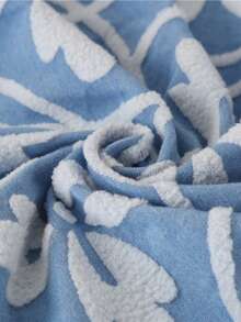 Vỏ bọc ghế sofa bằng vải nhung jacquard với viền chân váy co giãn, chất liệu sợi polyester đơn giản và hiện đại, phù hợp cho phòng khách và gia đình. - Xanh và trắng - Xem 11