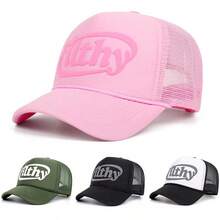 1pc Fashionable "Filthy" Sponge Baseball Cap, Unisex Outdoor Sports Casual Snapback Hat, Suitable For Spring/Summer - Multicolor - View 7