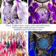 100pcs 4-6 Inch Vibrant Artificial Feathers, Suitable For Decorative Materials And Creative Art Projects - Royal Blue-05 - View 5