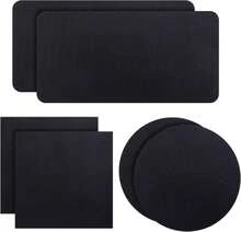 Gosknor 6pcs Trampoline Patch Repair Kit, 3 Styles Patches Self-Adhesive Trampoline Patch Trampoline Mat Repair Kit Trampoline Accessories For Repair Holes Or Tears In Trampoline Mats - White - View 1