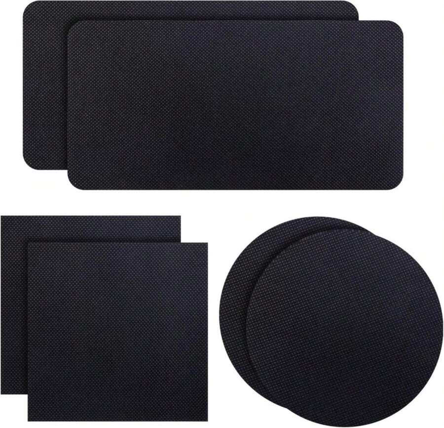 Gosknor 6pcs Trampoline Patch Repair Kit, 3 Styles Patches Self-Adhesive Trampoline Patch Trampoline Mat Repair Kit Trampoline Accessories For Repair Holes Or Tears In Trampoline Mats - White - View 1