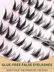 100pcs/Set C-Curl Lash Extensions, Dense And Fluffy, Suitable For Performance And Group Photo Shoot - C - View 4