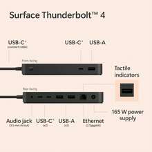 Microsoft Surface Thunderbolt Dock High-Speed Docking Station - T8H-00001 - 查看 3