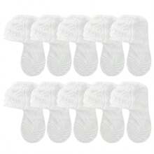 chuanwa（2） 1/5/10 Pairs Of Women's Lace Transparent Lolita Invisible Spring And Summer Thin Non-Slip Short Ankle Socks - Multicolor - View 19