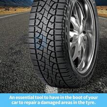 摩托车轮胎修理工具套装，包括螺丝刀和真空轮胎工具 - 多色 - 查看 7