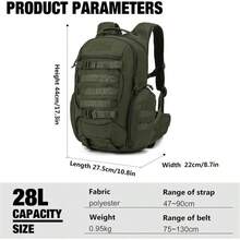 Outdoor Lightweight Backpack - 綠色 - 查看 2