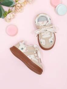 Zapatos para niñas, nuevos zapatos de princesa para niños pequeños, zapatos de suela blanda para niños - Beis - Ver 2