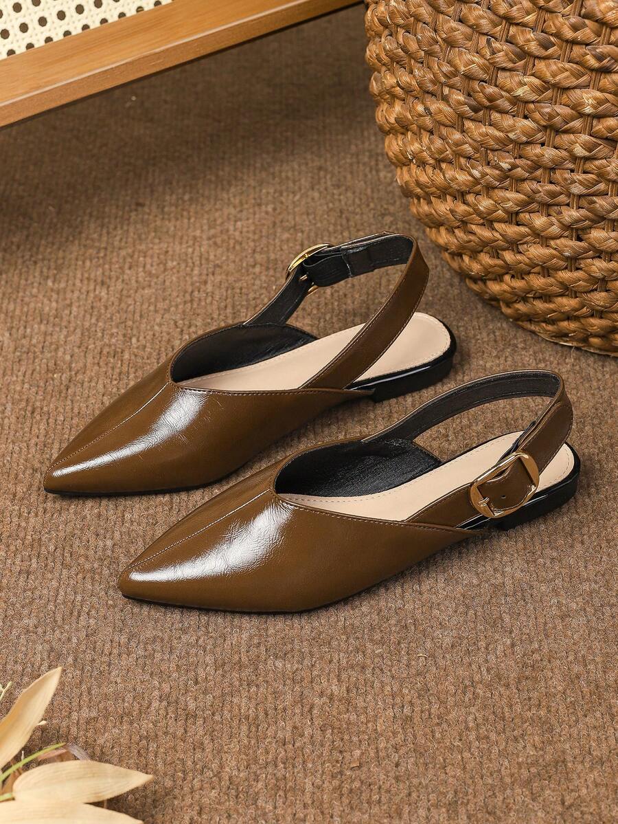 Dép xăng đan đế bằng nữ, mẫu mới Xuân/Hè 2026, đa năng, đế mềm, kiểu La Mã, cỡ lớn 41-43.