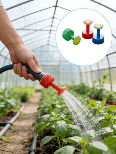 Mini Bottle Cap Sprinkler Head - DIY Irrigation Sprinkler Head With Easy-Connect Nut/Thread, Suitable For Indoor/Outdoor Potted Plants, Lawn And Garden - Low Maintenance Watering System (Fits Bottle Caps)