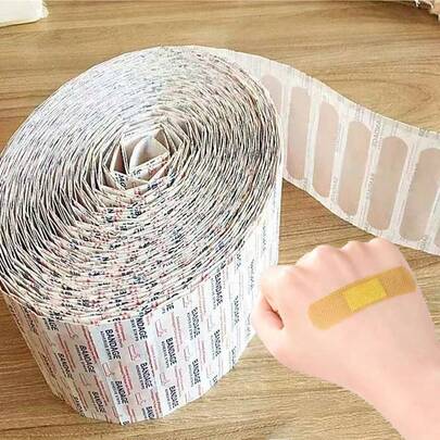 20/40/60/80/110pcs Medical Elastic Bandage - Breathable Micro-Porous Non-Woven Fabric Hemostatic Bandage, Firmly Fixed, Suitable For Fingers, Knees, Arms And Other Parts, Suitable For Home, School, Outdoor And Emergency Situations, Flexible Packaging Design.