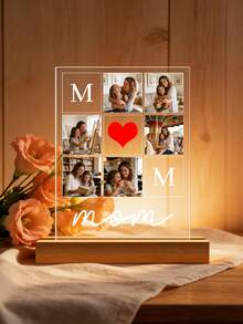 Đồ trang trí bằng acrylic theo yêu cầu / Ảnh cá nhân hóa kèm tên / Quà tặng Ngày của Mẹ / Quà tặng Ngày của Cha / Đồ trang trí Ngày của Cha - Nhiều màu - Xem 9