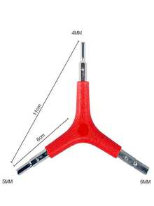 Bộ dụng cụ sửa chữa xe đạp gồm đầu lục giác ngoài 8/9/10mm và đầu lục giác trong 4/5/6mm, cờ lê đầu tuýp hình chữ Y, cờ lê lục giác. - Nhiều màu - Xem 10