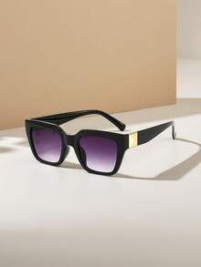 1副欧美复古猫眼框Y2K时尚眼镜，百搭休闲轻便PC材质时尚眼镜，适合所有季节 - 彩色 - 查看 7