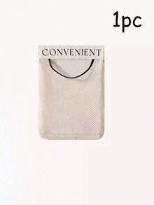 1 chiếc giá đựng túi rác nhà bếp, túi đựng túi rác bằng nhựa dung tích lớn gắn tường có khóa dán. - Màu be - Xem 8