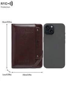 CHARM INFINITE Retro RFID Blocking Passport Holder Travel Document Organizer Wallet, Unisex - Multicolor - View 12