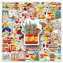 50张西班牙复古奇幻太阳主题贴纸，Y2K都市美学风格，幽默搞笑，适合作为礼物，80、90年代动漫风格，可用于剪贴簿、信封、水瓶、电脑、笔记本电脑、手机、行李箱、笔记本、冰箱、节日派对、圣诞节装饰、新年冬季等场合。 - 彩色 - 查看 1