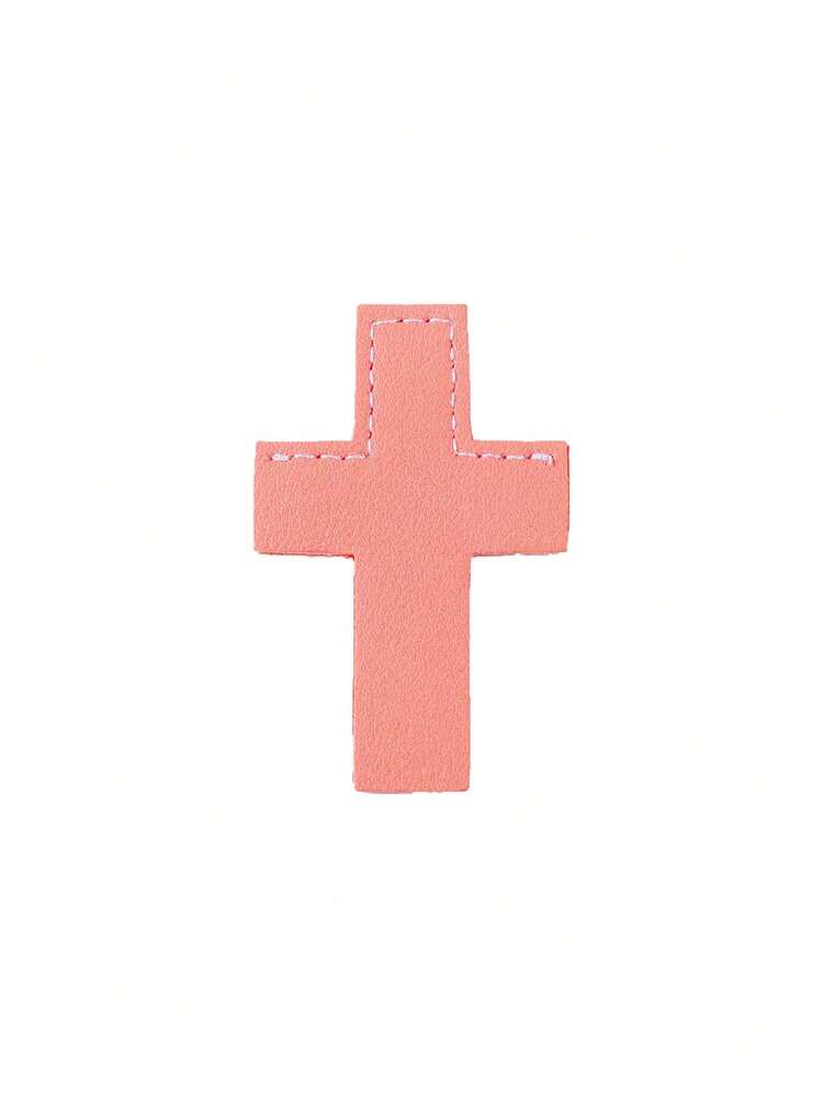 1PC Cross-Shaped Multicolor Bookmark, Creative Leather Style Mini Portable Gift Bookmark, Book Page Clip And Corner Protector - Single Piece - View 12