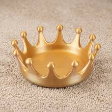 Khay đựng trang sức hình vương miện, khay nhựa nhỏ đựng nhẫn, bông tai, dây chuyền, hộp đựng đồ trang sức nhỏ xinh, kích thước 3,94 x 3,94 inch. - Nhiều màu - Xem 11