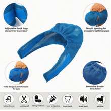 Adjustable Comfortable Cat Anti-Bite Breathable Mask, Suitable For Beauty/Care/Bathing - Multicolor - View 5