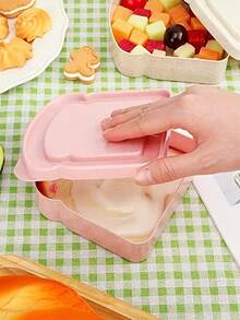 1pc/4pcs Sandwich Box Container, Reusable Bento Box, Toast-Shaped Lunch Box With Lid, Can Hold Salad, Fruit And Vegetables, Bread, Snacks, Suitable For Office, School, Picnic, Camping, Party, Etc., Perfect As A Gift For Family And Friends - View 4