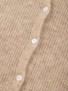 Áo khoác cardigan cài nút màu trơn hiện đại, thanh lịch, tối giản dành cho nữ, xuân/hè - Gạo Mơ - Xem 10