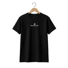 BROOKSFIELD 3-PACK CASUAL COTTON SUMMER T-SHIRTS IN BLACK, BLUE, AND WHITE - 黑色 - 查看 7