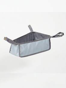 1pc Baby Stroller Bottom Frame Storage Basket, Waterproof Infant Carriage Undercarriage Organizer Bag With Adjustable Buckle - Multicolor - View 9