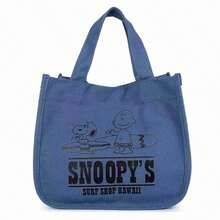 SNOOPY 1pc 2026 New High-Value Bag, Cute Cartoon Print Design, Durable Canvas Material, Large Capacity, Suitable For Daily Use, Carrying Essentials, And As A Lightweight Mommy Bag - Multicolor - View 5