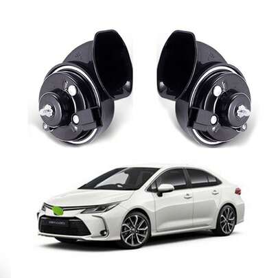 طقم مكبر صوت قوقعي 12 فولت مناسب لكورولا 2012-2025، مكبر صوت سيارة مقاوم للماء بالخافت والباص، صوت عالي جدًا