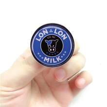 "Rumble Milk" Brooch, Action-Adventure Game, Legend Of Zelda Inspired Badge - Silver - View 3