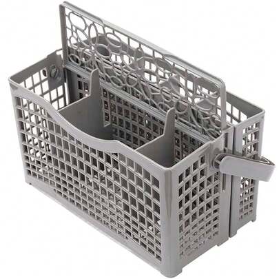 Giỏ đựng dao kéo/đồ dùng nhà bếp thay thế số 2 cho máy rửa chén - Tương thích với các thương hiệu Maytag, Ken-More, GE. Kích thước: 231mm*124mm*131mm/ 9.1 inch x 5.2 inch x 5 inch