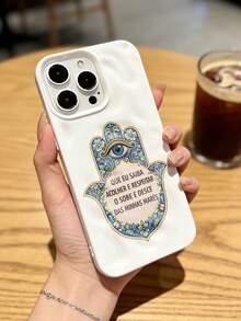 1 chiếc ốp lưng điện thoại mềm mại kiểu cổ điển Fatima với thiết kế gợn sóng, phù hợp với 17 Pro Max/17 Pro/16 Pro Max/16 Pro/16/15 Pro Max/15 Pro/15/14 Pro Max/14/13 Pro Max/13 Pro/13/12 Pro Max/12 Pro/12/11, chống bụi, chống nước, chống sốc và chống rơi. - trắng - Xem 2