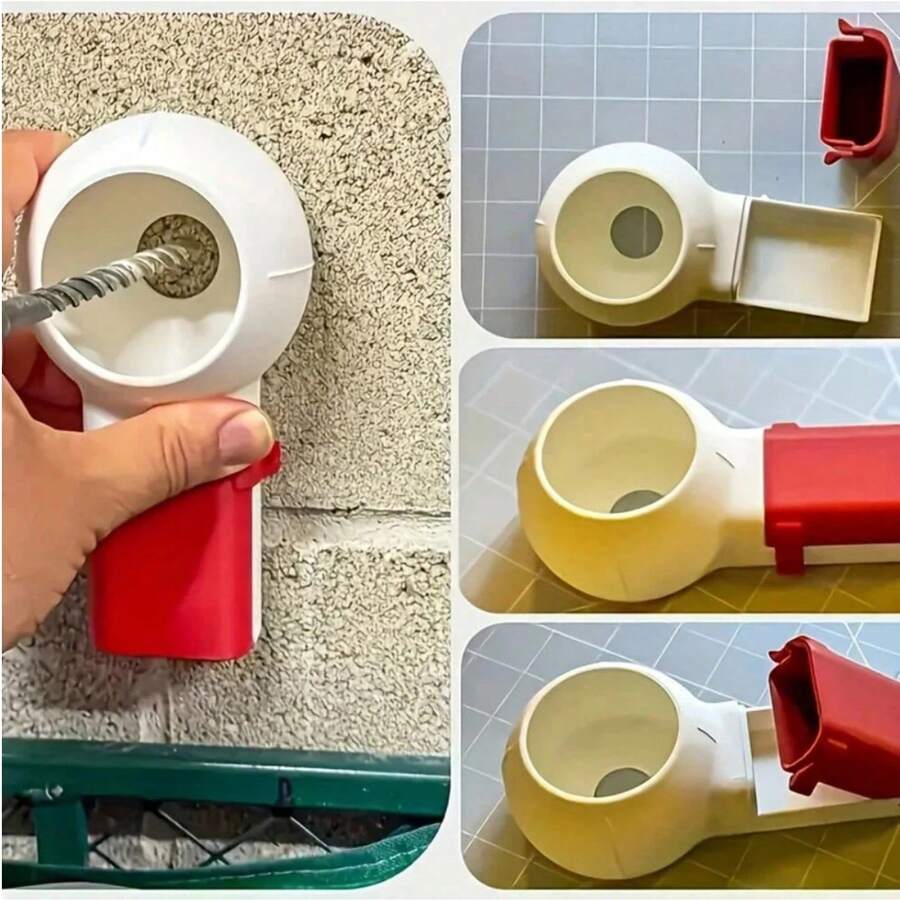 1pc Rotary Nozzle Drill Dust Box With Rotary Tilt System - Ergonomic Efficient Design, Prevents Dust Falling, Suitable For Home And Professional Use - B - View 1