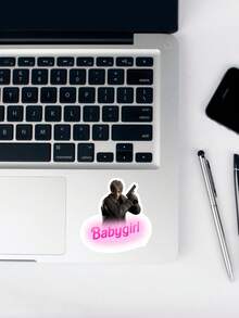 莱昂·猫咪贴纸 - 可爱有趣的表情包小猫咪贴花，美观的游戏风格乙烯基贴纸，适用于笔记本电脑、手机壳、水瓶和日记本装饰 - 彩色 - 查看 5