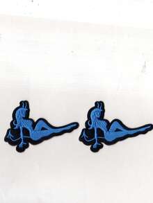 2pcs Multicolor Devil Woman Sewing/Iron-On Embroidered Patch - Ironing Style - View 16