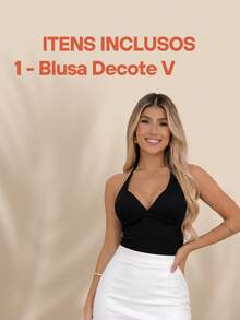 Women's Ribbed Tank Top In The Color Of The Year. Great Fit. Basic And Easy To Match. Minimalist With V-Neck And Neck Tie. Summer. - Terracotta - View 6