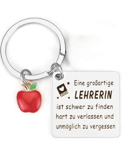 [Regalo del Día del Maestro] Llavero de maestro, regalo de maestro, regalo de despedida, regalo de Acción de Gracias, regalo sincero para el mejor educador, regalo de Navidad, lema de graduación, casual, fiesta, lindo, elegante, aleación de zinc, Día del Maestro