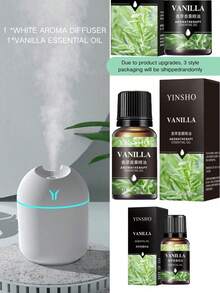 250ml Portable Mini USB Air Humidifier & Essential Oil Diffuser With Color Night Light, Aroma Diffuser For Travel, Office, Car, Desk, Bedroom / 1 Diffuser + 1 Bottle Of Essential Oil (Oils Will Be Shipped Randomly In New Or Used Packaging.) - Multicolor - View 15