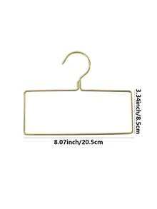 10pcs Nordic Style Golden Metal Clothing Rack, Multi-Functional Hanger For Clothes, Towels, Scarves - Gold - View 8