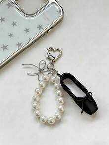 Móc khóa điện thoại hình giày ba lê thủ công, móc khóa mini bằng satin kiểu ba lê, móc khóa hình giày ba lê đính hạt màu hồng - Có thể tùy chỉnh và tháo rời, phụ kiện thời trang, quà tặng cá nhân hóa, có thể treo trên túi xách, đồ dùng du lịch, quà Giáng sinh, quà Halloween. - Nhiều màu - Xem 16