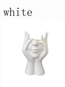 Hộp đựng đồ để bàn hình người, đa chức năng dùng để đựng bút/cọ trang điểm. - Nhiều màu - Xem 8