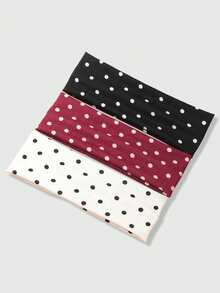 1pc Women's Polka Dot Print Soft Non-Slip Headband, Elastic Sweatband, Elastic Yoga Sports Hair Accessory, Multifunctional Headband Suitable For Daily Wear And Various Occasions, Fashionable Headscarf Hair Accessory For Women Suitable For Vacation, Daily Life, Yoga, Exercise, Travel - Multiple Styles - View 8