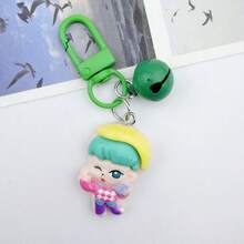 女巫猎人少女组合动漫钥匙扣吊坠项链，K-POP 女团酷炫可爱卡通钥匙扣挂件 - 查看 9