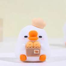 Nuevo Llegada Creativo Sacapuntas de Ganso Oscilante, Lindo Sacapuntas de Ganso de Pan, Compacto y Conveniente - A - Ver 9